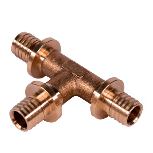 Трійник редукційний 20 мм х 16 мм х 16 мм Латунь для системи з натяжною гільзою 410508A-CHE (TECE 710508)