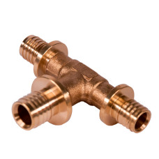 Трійник редукційний 25 мм х16 мм х 25 мм латунний фітинг для системи з натяжною гільзою 410514A-CHE (TECE 710514) Трійник редукційний 25 мм х16 мм х 25 мм латунний фітинг для системи з натяжною гільзою 410514A-CHE (TECE 710514)