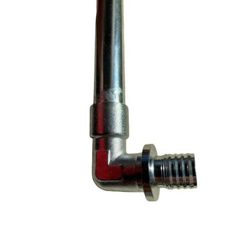 Коліно монтажне Трубка для нижнього підключення радіатора довжина 250 мм ⌀ 15 мм х1 6 мм Латунь Нікель 414016A-CHE TECE 714016