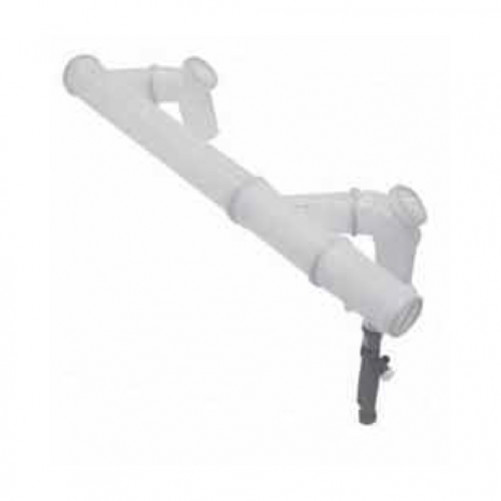 Комплект дымоходов   для 2-х конденсационных  газовых котлов диам.200 мм НТ полипропилен KHG 714097910 Baxi Италия