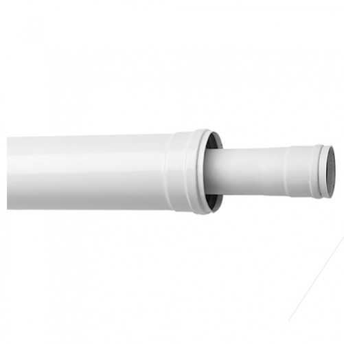 Коаксиальное удлинение труба  ⌀110 мм /160 мм L 500 мм для дымохода газового конденсационного котла KUG 714133710 Baxi Италия