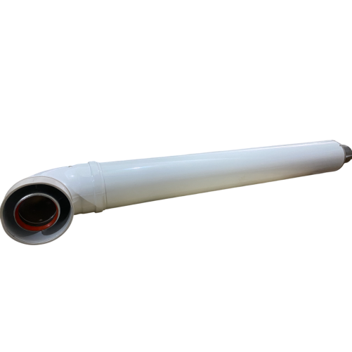 Коаксиальный комплект труба и отвод  (60 мм /100 мм) для газового котла котла