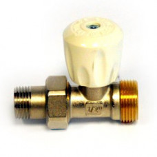 750075N050400А Direct radiator valve НР 3/4 "x 1/2" Eu. (nickel plated)