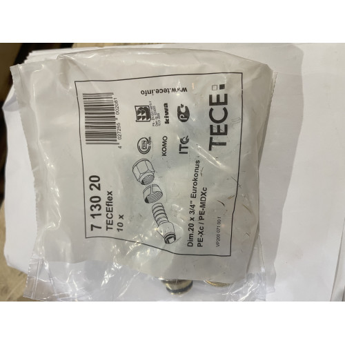 Альтернативный переходник TECE (Евроконус) для труб РЕ-Хс 20мм x 3/4 713020 Германия Альтернативный переходник TECE (Евроконус) для труб РЕ-Хс 20мм x 3/4 713020 Германия